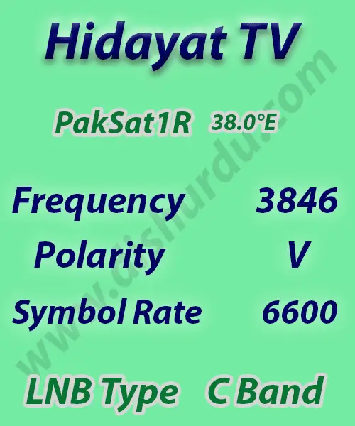 Hidayat-TV-Frequency