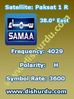 Samaa News Frequency - TP