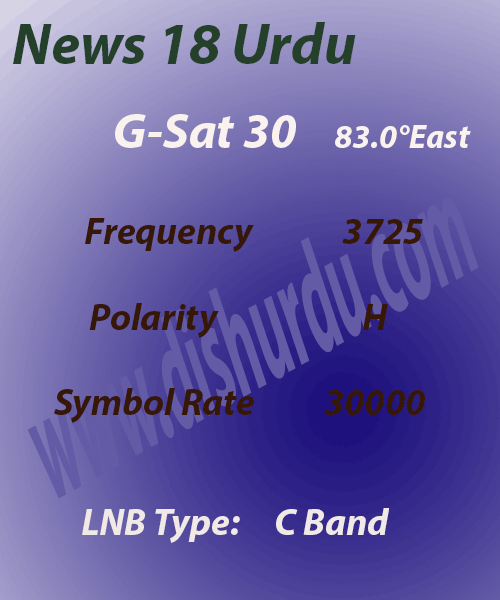 news-18-urdu-frequency